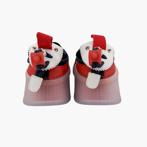 Christian Louboutin Arpoador Navy Blue Suede Sock Sneakers Size 37 US 7 Women's - Picture 7 of 16